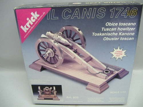 krick 800805 Toskanische Kanone/ il Canis 1746 Holzbaukasten 1:17 Neu & OVP