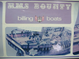billing boats no. 492 H.M.S. Bounty Holzbaukasten m. Beschlagsatz 1:50 Neu & OVP