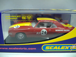 SCALEXTRIC C2740 Chevrolet Camaro Behrens Racing No. 74 NEU & OVP
