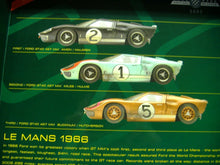 Laden Sie das Bild in den Galerie-Viewer, SCALEXTRIC sport C2529A 2003 LE MANS 1966 3 Slotcars Ford GT 40 NEU &amp; OVP