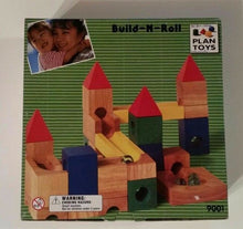 Laden Sie das Bild in den Galerie-Viewer, Plan Toys 9001 Build- N- Roll Murmelbahn aus Holz NEU &amp; OVP