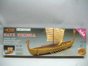 krick 800780 hobby line "Nave Vikinga" Holz-/Schnellbaukasten 1:40 Neu & OVP