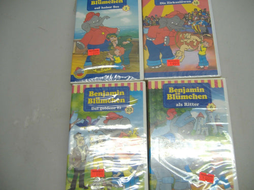 Benjamin Blümchen * 4 versch. VHS Kasetten NEU & OVP