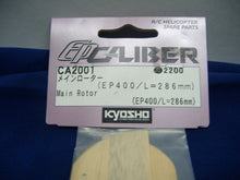 Laden Sie das Bild in den Galerie-Viewer, Kyosho CA 2001 EP 400 Caliber Helicopter Hauptrotorblätter/main rotor  NEU &amp;OVP