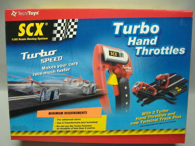 SCX 88200 TURBO HAND THROTTLES 1:32 Scale Racing System NEU & OVP