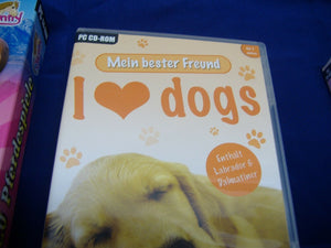 emme  PC CD-ROM I Love dog, I love cats & 20 Pferdespiele NEU & OVP