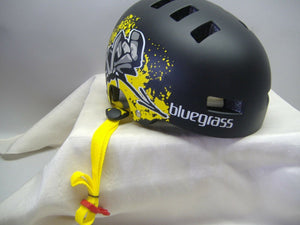 Bluegrass G06 Superbold 51-55  Skaterhelm schwarz mit Aufdruck  NEU