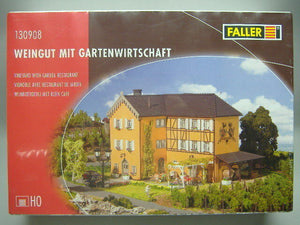 Faller 130908 H0 Weingut m. Gartenwirtschaft & Faller Expert Kleber NEU & OVP