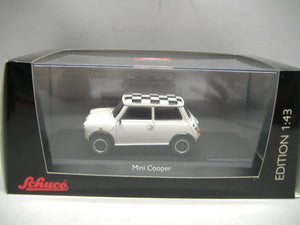 Schuco 450244800 Mini Cooper schwarz/weiß  1:43 NEU & OVP