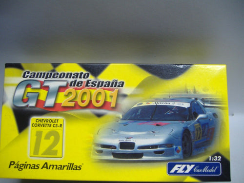 FLY PA5 Chevrolet Corvette C5R 1:32 Campeonato de Esp. GT 2001 No.12  NEU & OVP