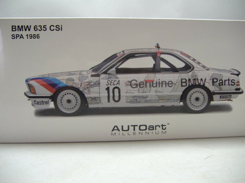 AutoArt Gatway 88646* BMW 635 CSi SPA 1986 1:18* NEU & OVP