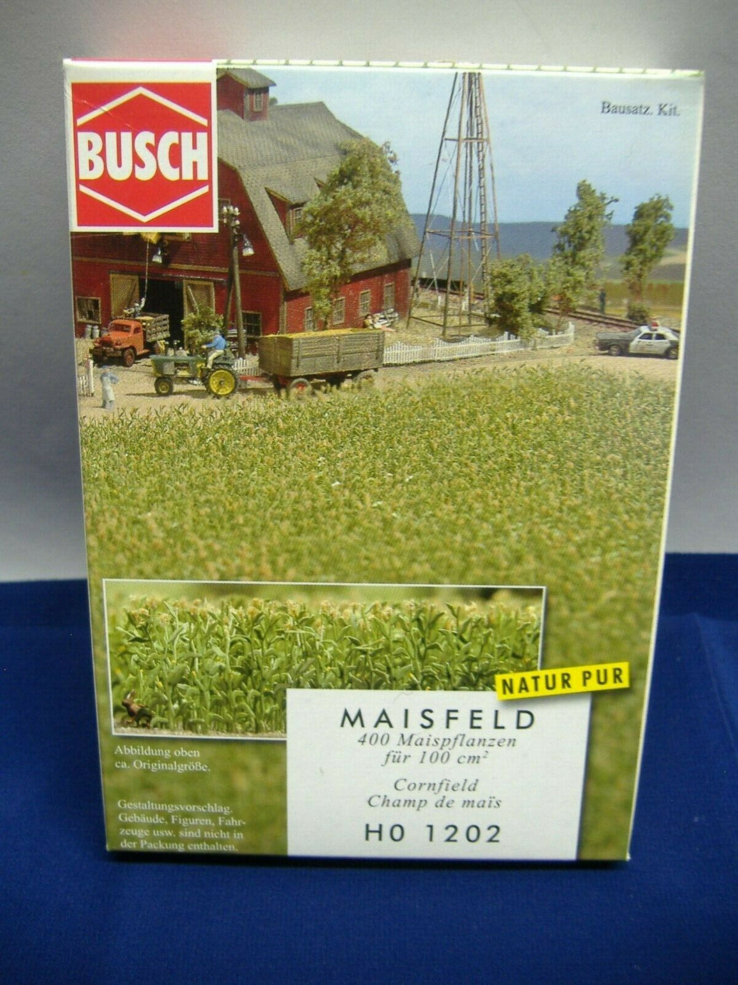 Busch H0 1202,1208,1205,1213,1218,1219 - Maisfeld & Blumen Neu & OVP