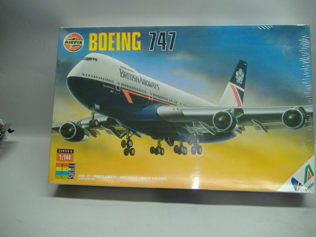 Airfix 08174 Boeing 747 Skill 3 Serie 8 1:144 Neu & Ovp