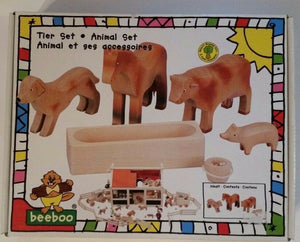 Beeboo 37313 Toy Company Tier Set pädagogisch wertvoll aus Holz NEU & OVP