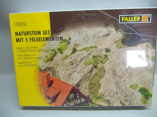 Faller 170916 Natursteinset mit 5 Felselementen  NEU & OVP