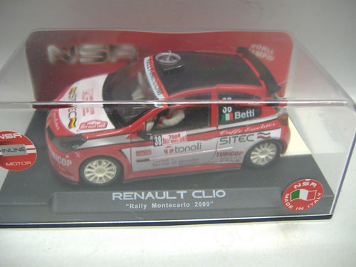 NSR analog 1045 Renault Clio Ralley Montecarlo 2009 No. 38 1:32 NEU & OVP