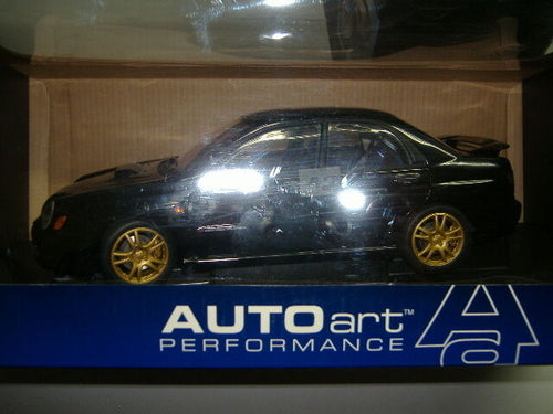 Auto Art  78644 Subaru New Age Impreza WRX STI schwarz 1:18 Neu OVP