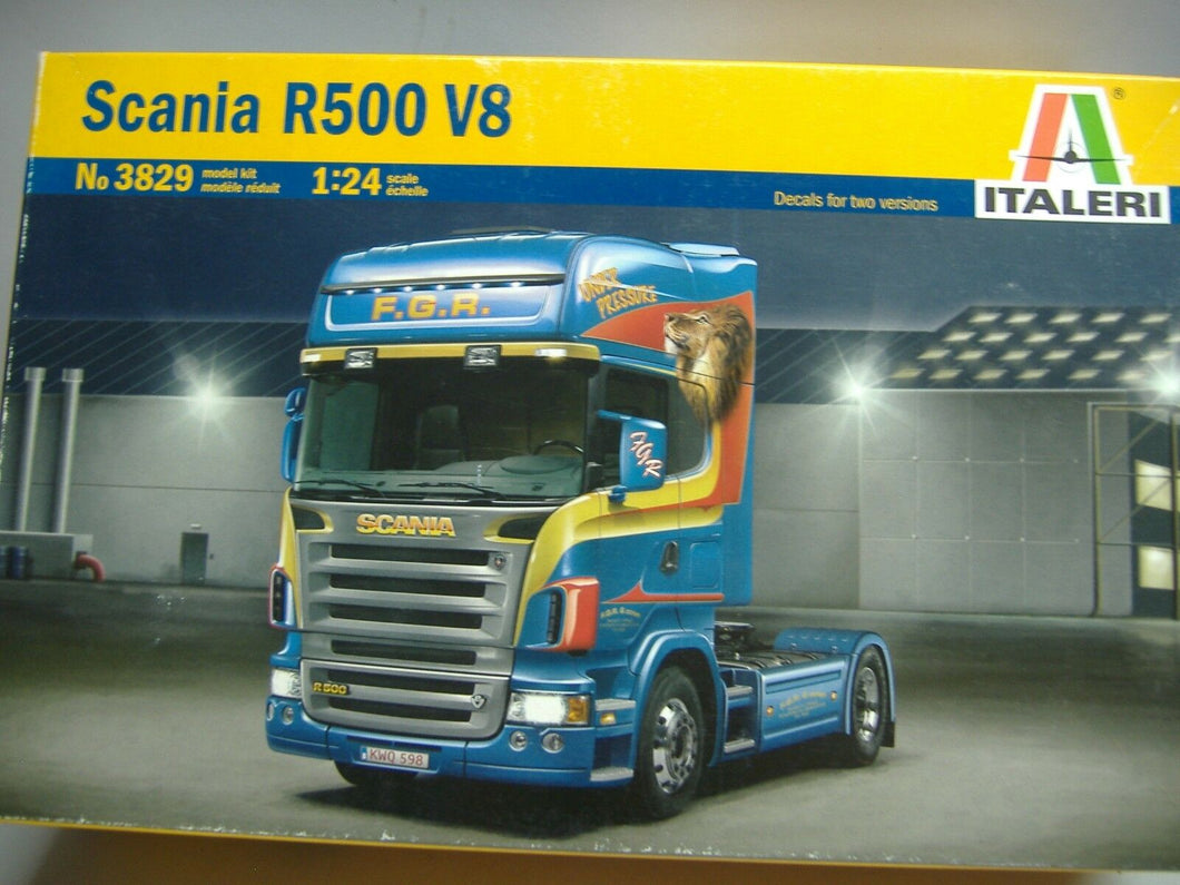 Italieri 3829  Scania R500 V8  blau 1:24  NEU &  OVP