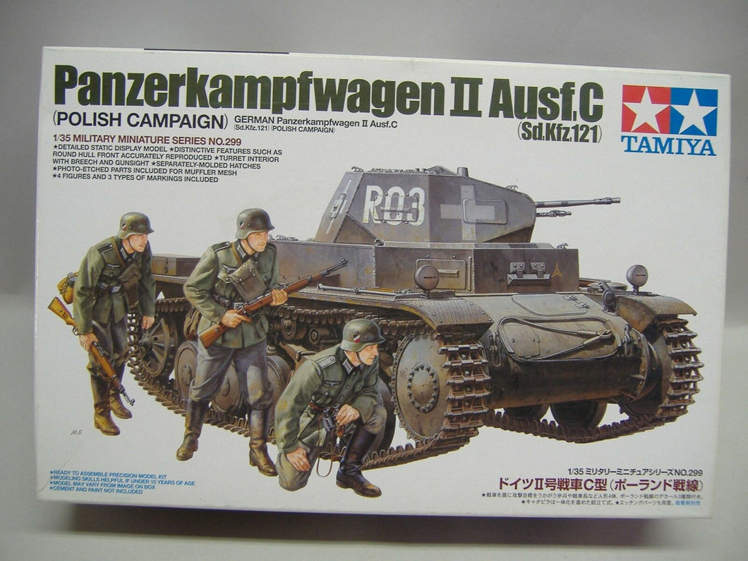 TAMIYA 35299 Panzerkampfwagen II Ausf.C (Sd.Kfz.121) 1:35  Neu & Ovp