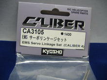Laden Sie das Bild in den Galerie-Viewer, Kyosho CA 3105 Caliber Helicopter C4 Servoanlenkgestänge m. Kugelpf. NEU &amp; OVP
