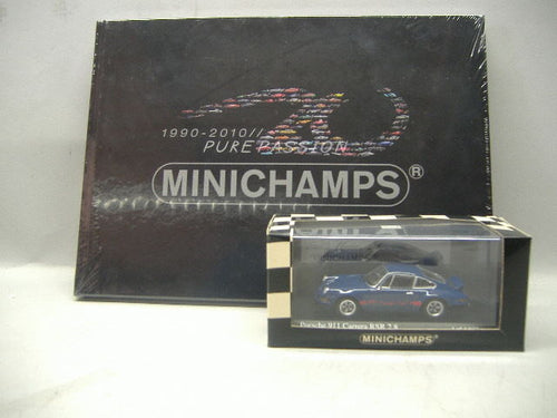 Minichamps Porsche 911 Carrera RSR 2.8 1:43 & Minichamps Pure Passion Buch NEU & OVP