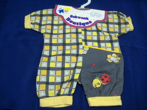 Schwenk Boutique 00940 Puppenkleidung  Kleid & Strampler Größe 43cm neu