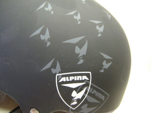 ALPINA Airtime Dirt-/Skatehelm 57-61 cm schwarz matt mit Aufdruck NEU