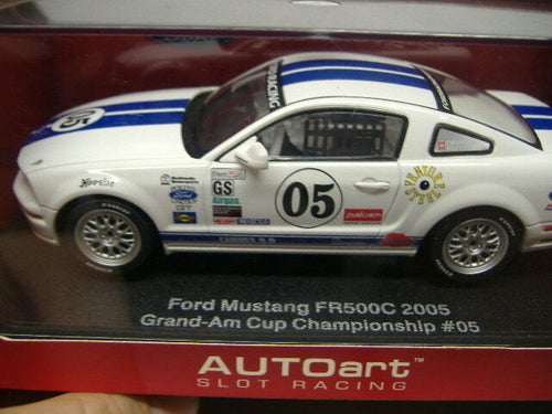 AutoArt 13721analoges Rennbahnauto Slotcar Ford Mustang FR 500C 1:32 NEU & OVP