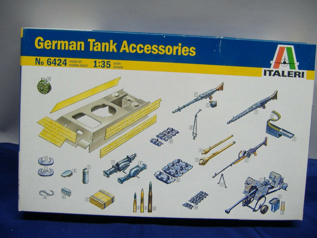 ITALERI 6424 German Tank Accessoires  model kit 1:35 Neu & Ovp