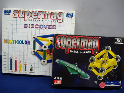 Plast Wood 0021 & 0067   2 x supermag magnetic genius   NEU & OVP