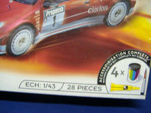 Laden Sie das Bild in den Galerie-Viewer, Heller 50113 206 WRC  komplett m. Zubehör 1:43 ab 10 J. NEU &amp; OVP