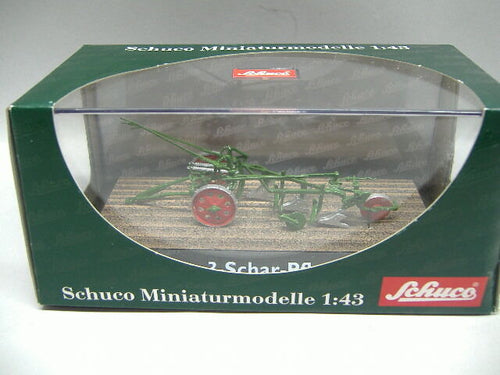 Schuco 03313 Miniaturmodell  3-Schar-Pflug 1:43 Neu & Ovp
