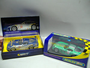 SCALEXTRIC analog C2738 & 2523A Dodge Viper Competition Coupe  NEU & OVP