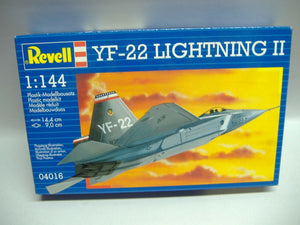 Revell 04004 F/14A TOMCAT, 04016 YF/22 Lightning II,04028 MiG 1.44 MFI 1:144 Neu