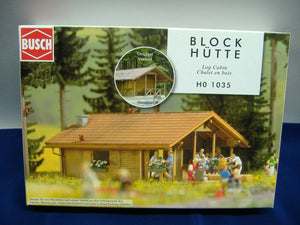 Busch H0 1035-Blockhütte, 6390-Feldinsel,1204-Weizenfeld, 6042-Waldset Neu & OVP