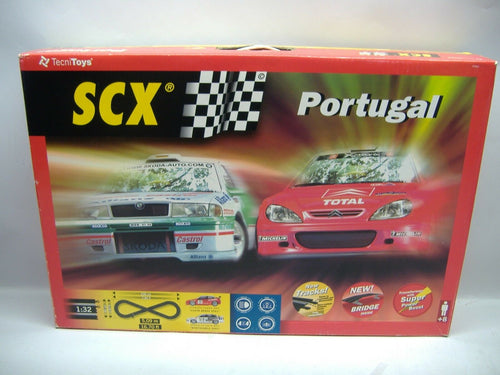 SCX 80490 Starterset PORTUGAL Slotcars m. Licht, Allrad Magneten ab 8  NEU & OVP