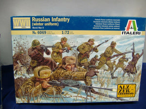 Italeri 6057 2x Russian Infantry & 6069 2x Russian Infantry 1:72 Neu/Ovp