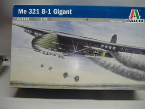 ITALERI 1115 Me 321 B-1 Gigant mit 2 Figuren 1:72 Neu & Ovp
