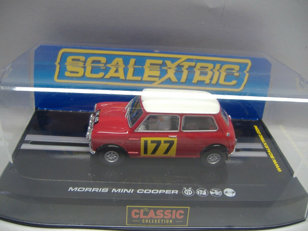 SCALEXTRIC C2807 Morris Mini Cooper Classic  No.177  NEU & OVP