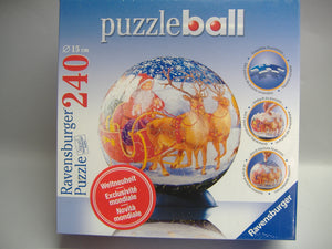 Ravensburger Puzzleball 11017 'Rentierschlitten' 240 Teile Neu & OVP