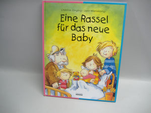 albarello Buch "Eine Rassel für das neue Baby" von Christine Jüngling - Jann Wienekamp Neu