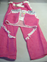 Laden Sie das Bild in den Galerie-Viewer, Kunterbunt Faschingsmoden Kostüm Kinder Country Girl rosa Gr. 140 Neu
