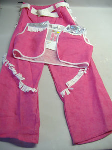 Kunterbunt Faschingsmoden Kostüm Kinder Country Girl rosa Gr. 128 Neu